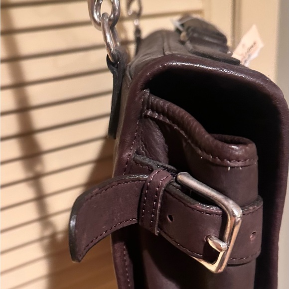 Wilsons Brown Real Leather Messenger/Lap top Bag NWT